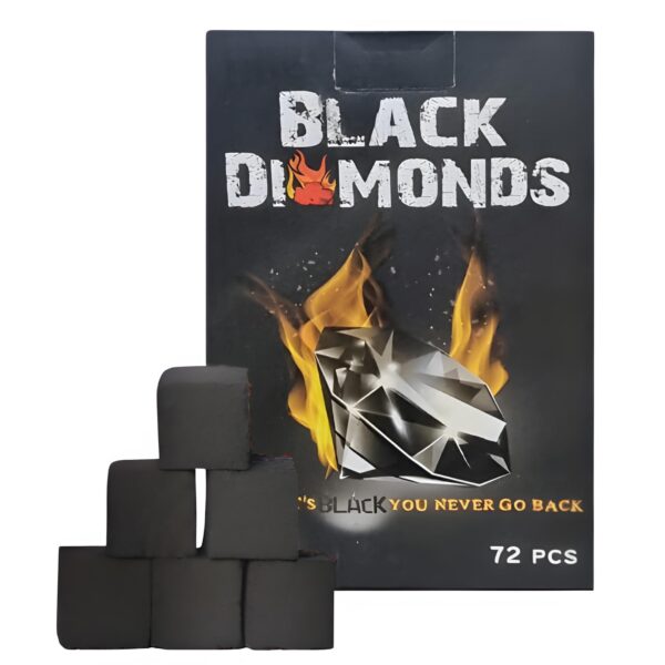 Charcoal Cubes (72 Pcs, 1 Pack)