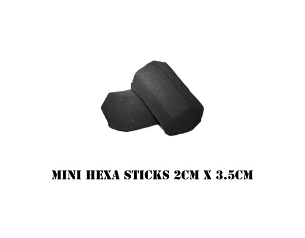 Charcoal Mini Hexa (75 Pcs, 1 Pack) - Image 2