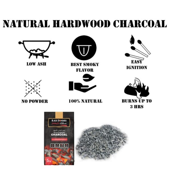 Hardwood Barbecue Charcoal (5kg) - Image 4