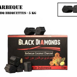 Coconut Charcoal BBQ Briquettes (5kg) 5x5cm