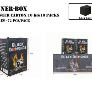 Charcoal Cubes (72 Pcs) MC