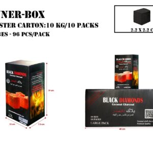 Charcoal Cubes (96 Pcs) MC