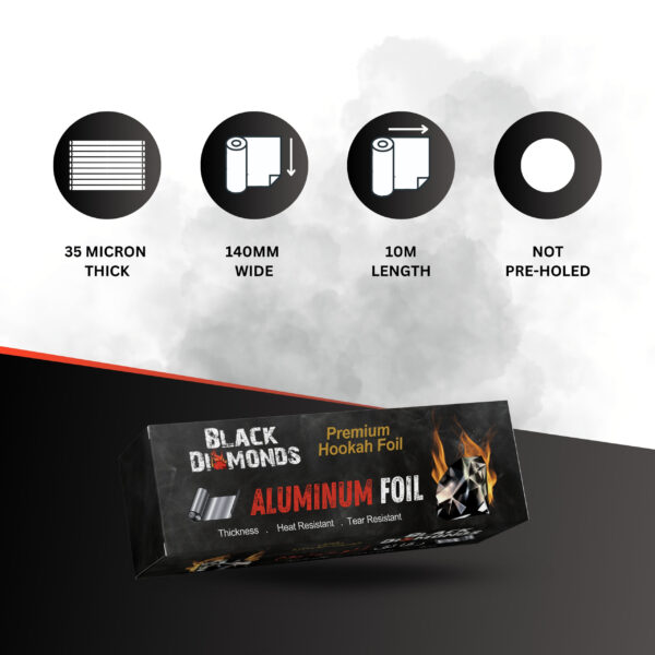 Aluminium Foil - Extra Thick Rolls - 10m Length (24 Rolls) - Image 2