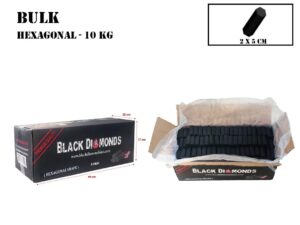 Coconut Charcoal Hexa (10KG)