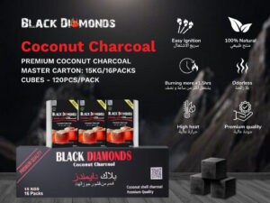Charcoal Cubes (120 Pcs) (IP) 15kg