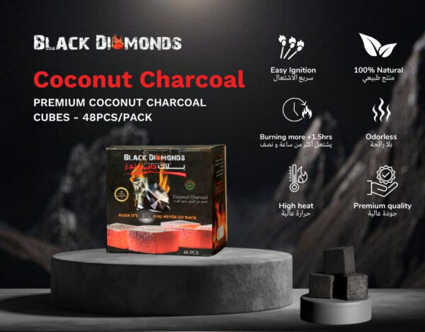 Charcoal Cubes (48 Pcs)