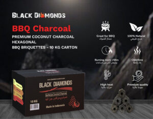 BBQ BRIQUETTES (5x10CM)