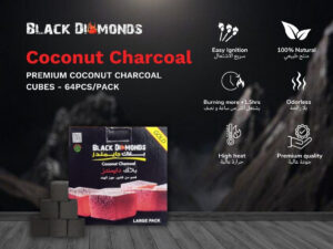 Charcoal Cubes (64 Pcs) IB