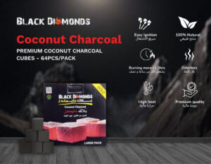 CHARCOAL CUBES (64 PCS)
