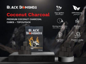 Charcoal Cubes (72 Pcs) IB