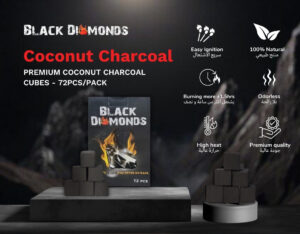 CHARCOAL CUBES (72 PCS)