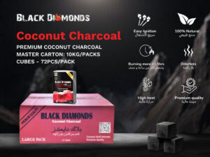 Charcoal Cubes (72 Pcs) (IP)