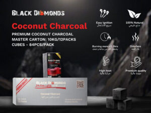 Charcoal Cubes (84 Pcs) (IP)