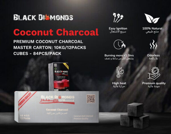 Charcoal Cubes (84 Pcs) (IP)