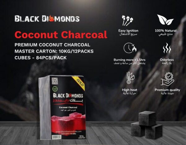 Charcoal Cubes (84 Pcs) (IP) - Image 2