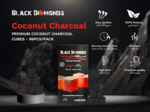 Charcoal Cubes (96 Pcs) IB