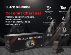 CHARCOAL MINI HEXA BULK